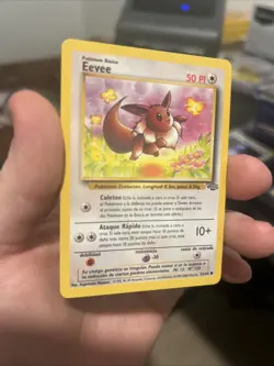 Eevee 51/64 Pokemon Card Jungle Spanish Unlimited - Image 3