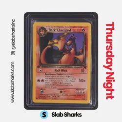 2000 POKEMON TEAM ROCKET 1ST EDITION #21/82 DARK CHARIZARD - Image 1