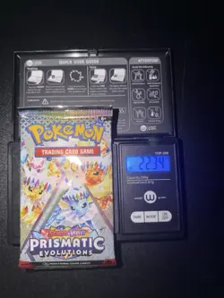 1x 22.34 Gram🔥 Prismatic Evolutions Pack! Sealed! PRE S&V Pokemon - Image 1