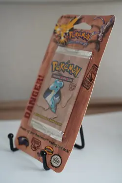 34.47g Pokemon Fossil Booster Blister Pack Lapras Artwork 1999 WOTC Sealed - Image 5