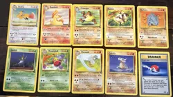 Pokemon TCG Jungle Vintage Set Non Holo Lot of 10 - LP - Image 1