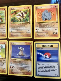 Pokemon TCG Jungle Vintage Set Non Holo Lot of 10 - LP - Image 4