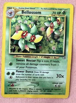 The Pokemon Company Bellossom 3/111 Neo Genesis Holo Rare Pokemon TCG English - Image 1