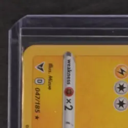 2020 POKEMON SWSH VIVID VOLTAGE COLLEC. CHEST PROMO #047/185 JOLTEON COSMOS HOLO - Image 3