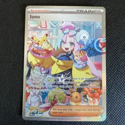 Iono #269/193 Pokemon 2023 Paldea Evolved NM Special Art Rare - Image 1