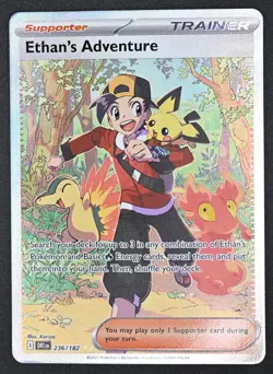 Ethan's Adventure 236/182 Pokemon TCG Sv10: Destined Rivals Full Art NM - Image 3