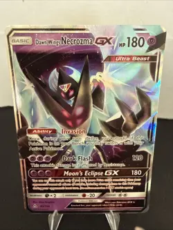 Pokemon TCG Dawn Wings Necrozma GX 63/156 Ultra Prism Holo NM - Image 1