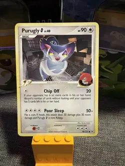 Pokemon Platinum Common Purugly G #88/127 - Image 1