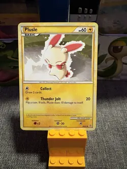 Plusle Unleashed Pokemon TCG 36/95 HeartGold & SoulSilver Uncommon - Image 1