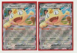 Pokemon MEOWTH EX Perfect Order Double Rare 062/088 lot of 2 - Image 1