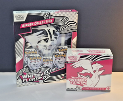 Pokemon White Flare Binder Collection with Elite Trainer Box Combo Sealed 190140 - Image 1