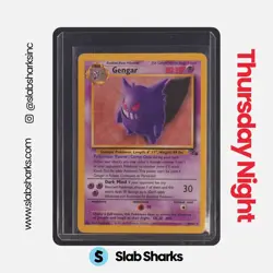 1999 POKEMON FOSSIL #20/62 GENGAR NON HOLO - Image 1