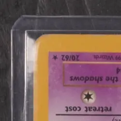 1999 POKEMON FOSSIL #20/62 GENGAR NON HOLO - Image 3