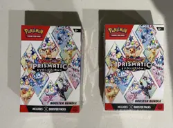 Pokemon Prismatic Evolutions Booster Bundle Lot (2) - Image 1