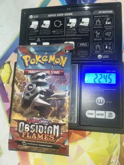 VERY HEAVY! 22.45Gram Obsidian Flames Pokemon TCG Factory Sealed Booster Pack!!! - Image 1