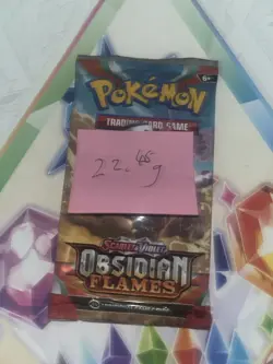 VERY HEAVY! 22.45Gram Obsidian Flames Pokemon TCG Factory Sealed Booster Pack!!! - Image 2
