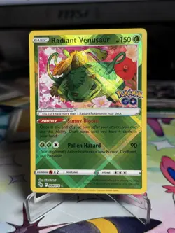 Pokemon GO Radiant Venusaur 004/078 Holo - Image 1