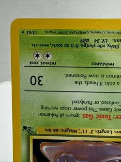 Muk 13/62 Holo Rare Pokemon 1999 Fossil - LP - Image 4