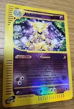 Alakazam Reverse Holofoil 33/165 Expedition Base Set, Lightly Played - Image 2