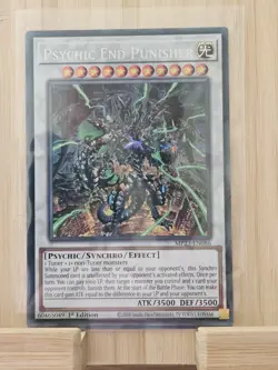 Psychic End Punisher MP23-EN086 Prismatic Secret Rare 1st Edition YuGiOh - Image 1