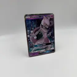 Pokemon Card Mewtwo GX 31/68 Ultra Rare Sun Moon Hidden Fates Singles LP/NM - Image 2