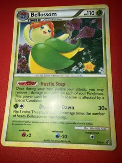 Pokemon TCG Bellossom Holo Rare Card 1/90 Undaunted - Image 2