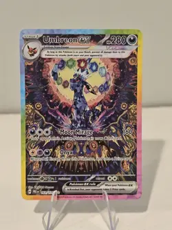 Pokemon Umbreon EX Prismatic Evolutions TCG Card 161/131 Near Mint - Image 1