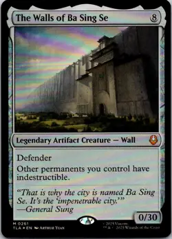 MTG The Walls of Ba Sing Se M Prerelease Cards 261 Foil NM - Image 1