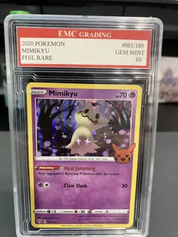 MIMIKYU #081/189 RARE FOIL Pokemon 2020Card GRADED 10 MINT TCG CCG - Image 1