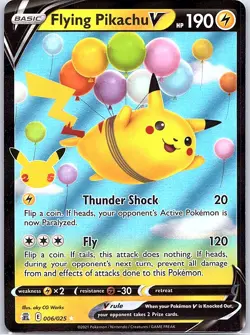 Flying Pikachu V 006/025 Celebrations - Pokemon Card - NM - Image 1