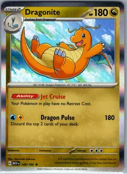 Dragonite 149/165 Holo SV: Scarlet & Violet 151 - Pokemon Card - NM - Image 1