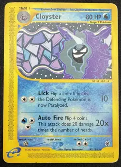 Pokemon Card - Cloyster Expedition 42/165 Rare Non Holo MP - Image 1