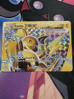 Pokemon TCG Raichu Break 50/162 Holo Card Breakthrough Series 2015 - Image 1