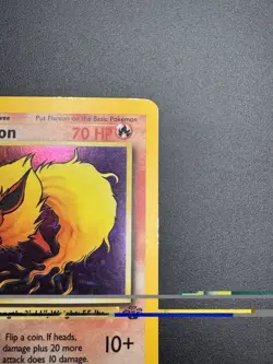 1st Edition Holo Flareon Card - Ungraded LP- Jungle 3/64 - Wizards WOTC 1999 - Image 5