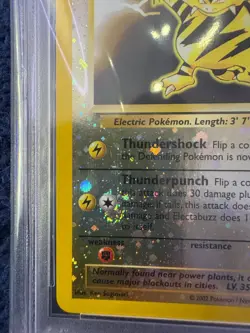 PSA 9 Electabuzz Reverse Holo Best of Game #1 - 2003 MINT Pokemon Card 🌀SWIRL🌀 - Image 2