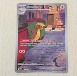 Pokemon Gumshoos 153/132 Me01 Stage 1 Rare 100 HP 50 Attack Beast Card - Image 1