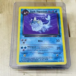 Vintage 2000 Dark Vaporeon 45/82 Team Rocket Uncommon USA Nintendo Pokemon Card - Image 1