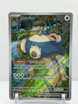 Pokemon TCG Snorlax 051 SV Scarlet & Violet 151 Promo Card - Image 1