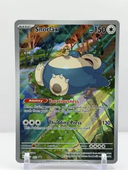Pokemon TCG Snorlax 051 SV Scarlet & Violet 151 Promo Card - Image 3