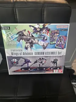 Gundam Card Game Starter Deck Wings of Advance Gundam Assemble set Brand New - Image 1