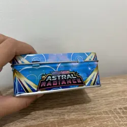 Pokemon Astral Radiance Trading Card Game TIN ONLY Card Storage Pikachu - Image 2