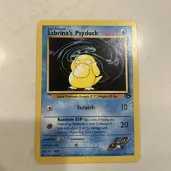 Sabrina's Psyduck 99/132 Gym Challenge Common Pokemon Card - Image 1