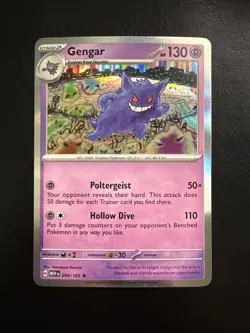 Pokemon TCG Gengar Rare Holo SV Scarlet & Violet 151 Card 094/165 NM Condition - Image 2