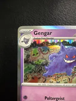 Pokemon TCG Gengar Rare Holo SV Scarlet & Violet 151 Card 094/165 NM Condition - Image 3