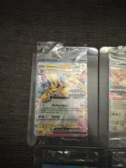 Prismatic Evolutions Surprise Box Stamped EX Promo Cards 9/9 Complete Set Sealed - Image 2