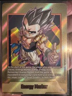 DragonBall Gotenks E-88 Gold Energy Marker Manga Booster Dragon Ball Card Engli - Image 1