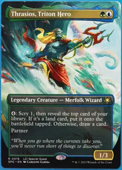 Thrasios, Triton Hero Special Guests NM Extended / Full Art (513396) ABUGames - Image 1