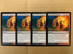 MTG 4x Din of the Fireherd # 184 Shadowmoor Modern Magic the Gathering x4 LP - Image 1
