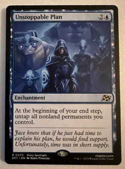 Magic The Gathering: Unstoppable Plan 0072 Non Foil - Image 1