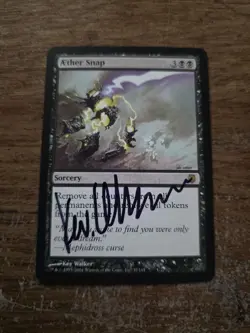 Aether Snap Artist Proof SIGNED By Kev Walker Mtg Magic The Gathering - Image 1
